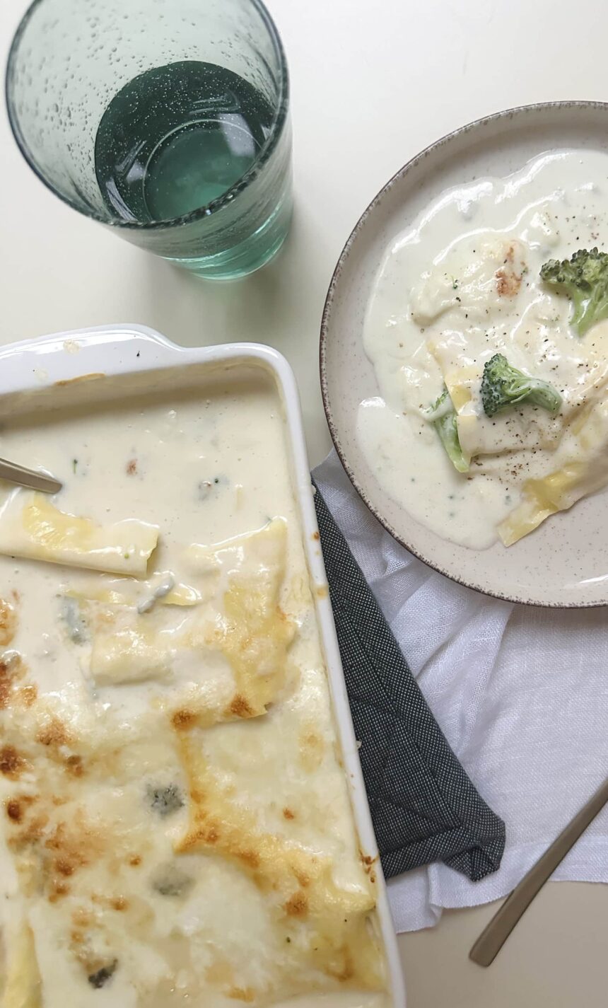 Lasagne Aux Trois Fromages Et Au Brocoli • Leslie En Cuisine